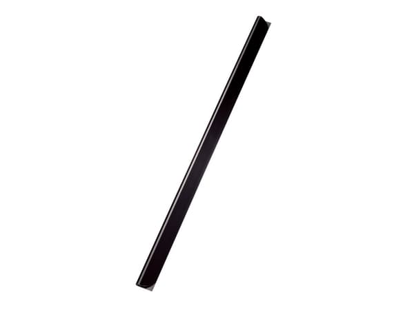 LEITZ klemskinne, DIN A4, fyllingshøyde: 9 mm, sort plast, kapasitet: 80 ark (21787)