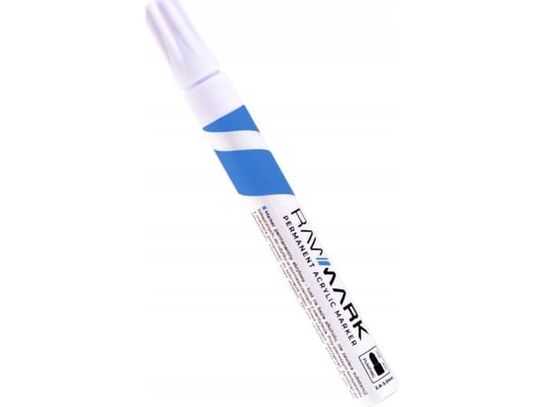 rawmark Permanent oljemarkör RawMark White