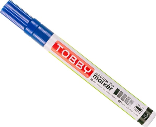 Tobby TOBBY OLJEMÄRKARE Färg blå