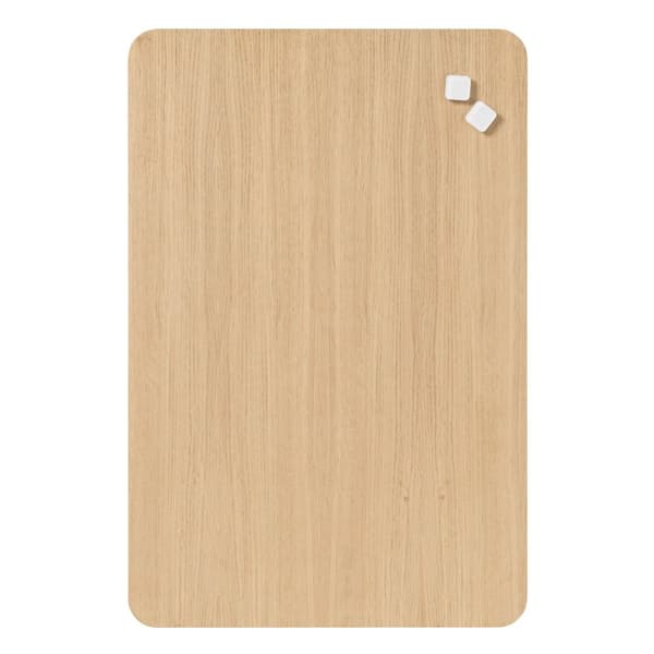Super Stærke Magneter' akryl hvid 2,5 x 2,5 cm - (2 stk.)