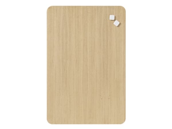 Super Stærke Magneter' akryl hvid 2,5 x 2,5 cm - (2 stk.)