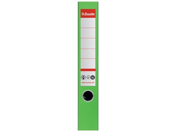 Esselte - Spakbågesfil - ryggbredd: 50 mm - för A4 (210 x 297 mm) - kapacitet: 350 ark - grön