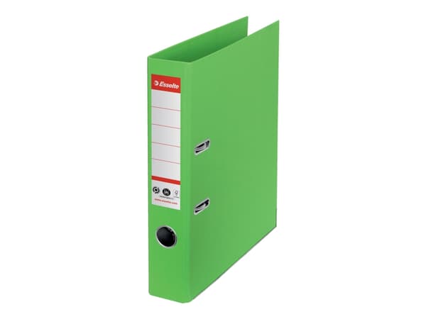 Esselte - Spakbågesfil - ryggbredd: 50 mm - för A4 (210 x 297 mm) - kapacitet: 350 ark - grön