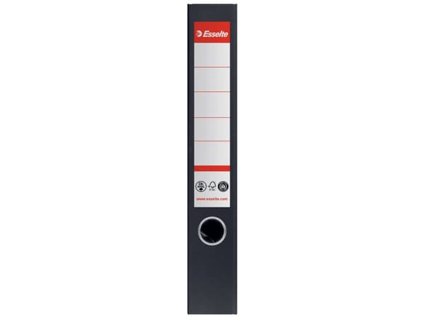 Esselte - Spakbågesfil - ryggbredd: 50 mm - för A4 (210 x 297 mm) - kapacitet: 350 ark - svart