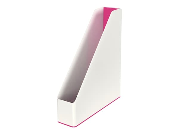 LEITZ WOW Duo Color magasinmappe, polystyren, perlehvit/rosa, DIN A4