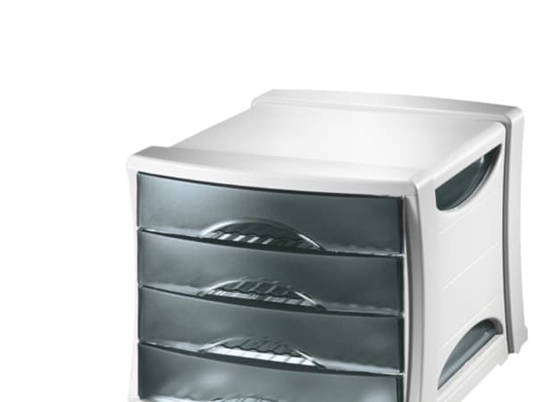Esselte 28453, Sininen, Läpikuultava, 4 laatikko(a), 1,98 kg, 285 x 380 x 245 mm