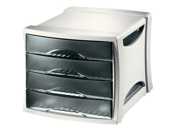 Esselte 28453, Blå, Genomsigtig, 4 skuffe(r), 1,98 kg, 285 x 380 x 245 mm