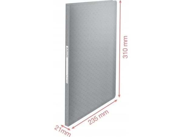 Esselte Colour'Breeze - Visningsbok - 60 utrymmen - ryggbredd: 21 mm - för A4 (210 x 297 mm) - kapacitet: 120 ark - genomskinlig lavendel