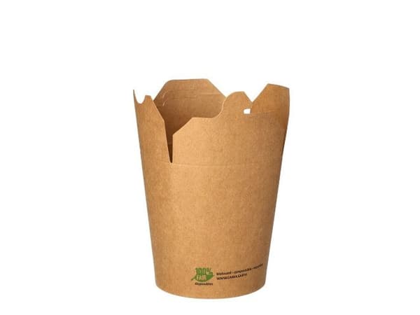 Papstar 87270, Kartong, Brun, 0,47 l, FSC, 82 mm, 70 mm