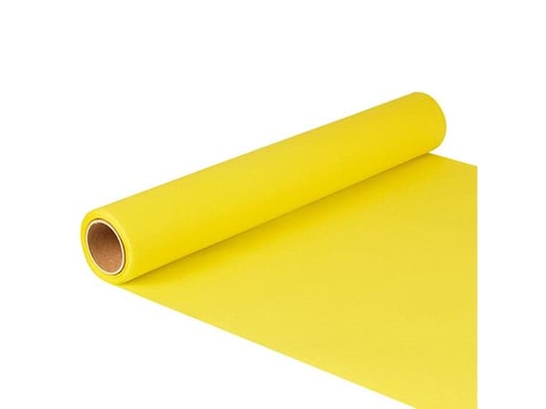 PAPSTAR ROYAL Collection - Bordskinne - Størrelse 40 cm x 5 m - avhendbar - gul