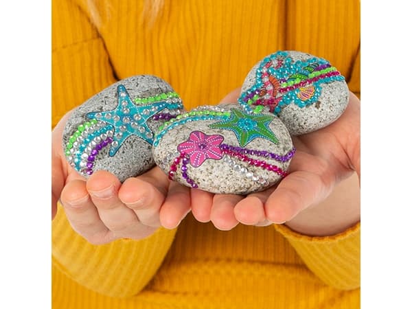 Totum Rock Starfish, Children''s craft kit, 5 vuosi/vuosia, Monivärinen