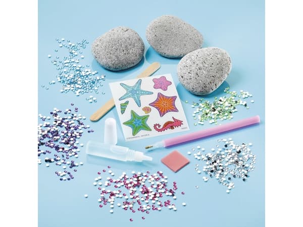 Totum Rock Starfish, Children''s craft kit, 5 vuosi/vuosia, Monivärinen