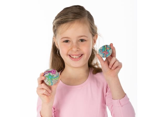 Totum Rock Starfish, Children''s craft kit, 5 vuosi/vuosia, Monivärinen