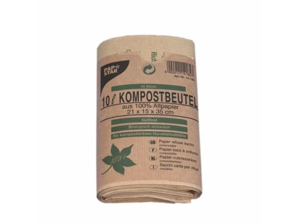 Papstar 14186, 10 l, Brun, Papir, 35 cm, 210 mm, 50 stykker