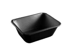 Bakke 1-rum 2227-1F 1660ml L227xB178xH60mm CPET Sort,336 stk/krt