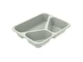 Miniatyrbild 1 av 4: Brick med 3 fack C 2227-3F 227x178x43 mm 545/280/200 ml Evolve CPET, 420 st/förpackning