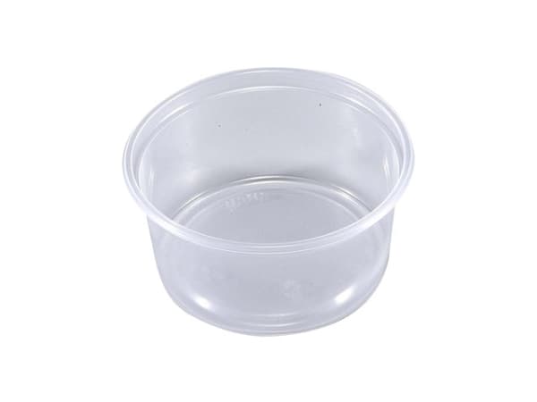 Salaattikuppi 250 ml Ø101x50 mm pyöreä PP kirkas, 100 kpl/pkt