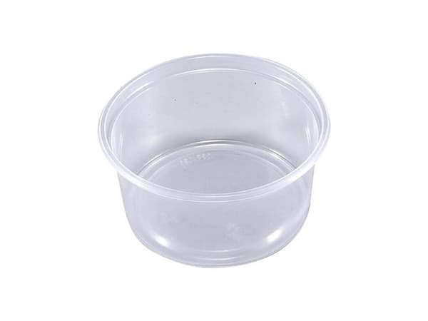 Salatkopp 250 ml Ø101x50 mm Rund PP Klar,100 st/pk