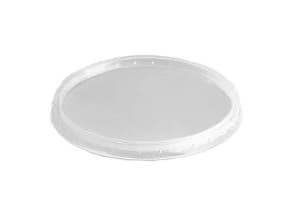 Plastlåg Ø101 mm Rund PP Klar til Salatbæger 36109/110/111/112,100 stk/pk