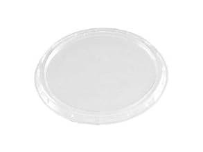 Plastlåg Ø72 mm Flad PP Klar til Dressingbæger,20 ps x 50 stk/krt