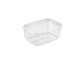 Plastbakke M 68-50 APET klar 142x105x56mm 500ml 560stk/kar - (560 stk.)