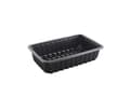 Miniatyrbilde 4 av 5: Kødbakke K 81­60S 262x161x59mm 1800ml sort PP 300stk/krt
