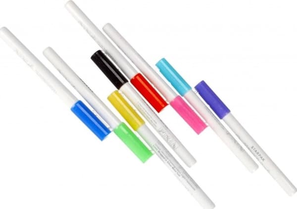 Starpak CONTOUR MARKER OUTLINE METALC 8 COL STK WB12/36