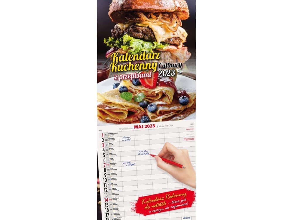 2023 Striped Kitchen Calendar AVANTI