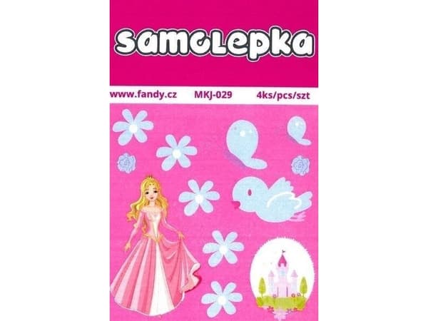 FANDY Mini papirklistremerker - Prinsesser