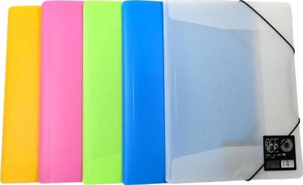 Mapp A4 PK med resår MIX