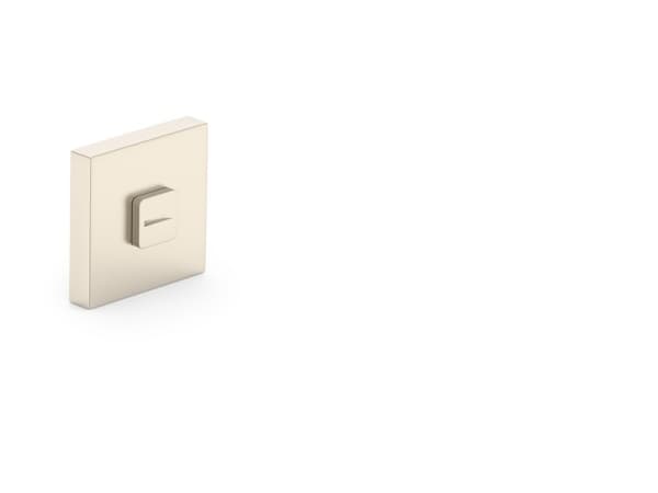 Metal-Bud Privacy Escucheon Square Satin Nickel