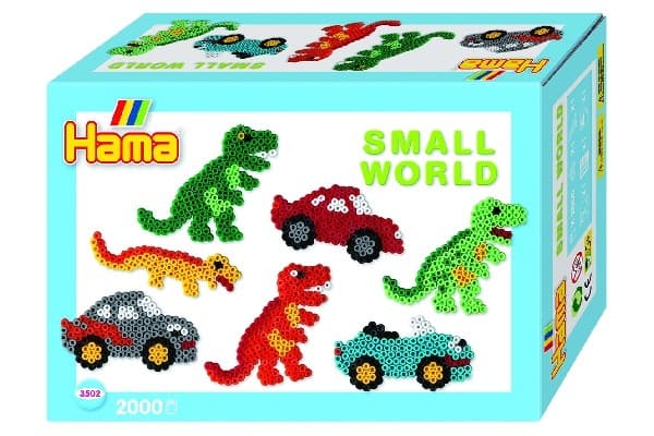 Hama pärlor midi "Small World Auto", presentförpackning Diameter pärla midi: 5,0 mm - 1 st (3502)