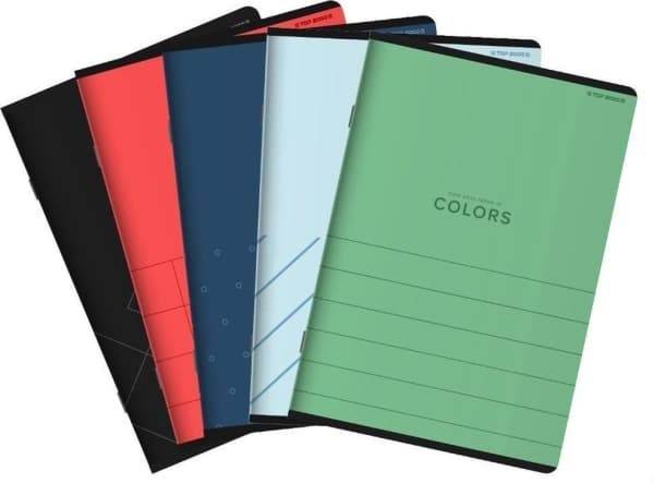Notebook A5/16K checkered Top Colors (20 pieces)
