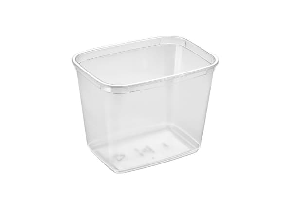 Plastbakke 68-100 APET 141x104x109mm 1000ml 560stk/kar - (560 stk.)