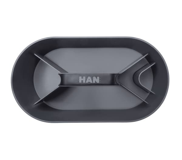 HAN Toolbox LOFT 1200-19, Akrylonitril-butadien-styren (ABS), Plast, Mørkegrå, Gjennomsiktig, 340 x 187 x 188 mm, 340 mm, 187 mm, 188 mm