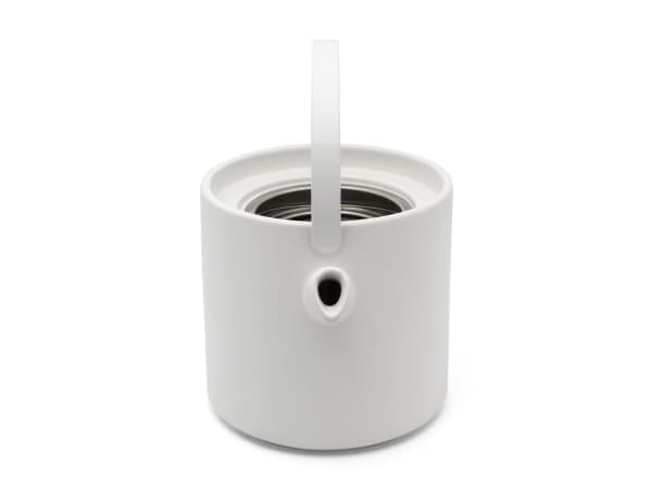 Bredemeijer Umea, Tekannesett, 1200 ml, Hvit, Keramisk, 140 mm, 180 mm