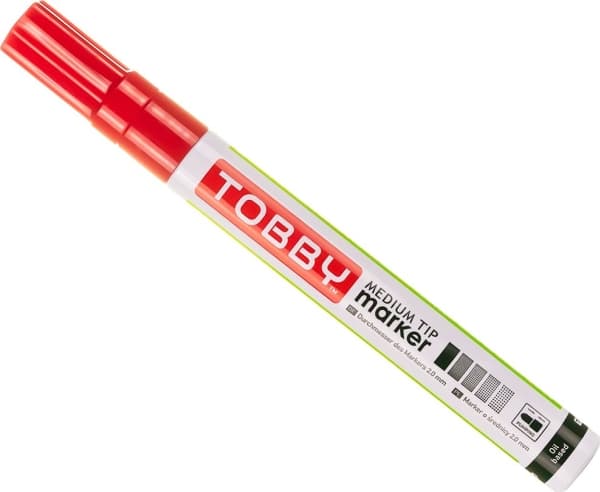 Tobby TOBBY OIL MARKER Farge Rød