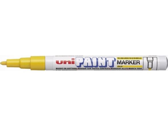 Uni Mitsubishi Pencil Oil markør PX21 gul (UN5087)