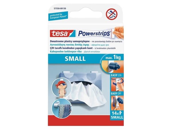 Tesa Double-Sided Sticker Mini Powerstr 14 Pc