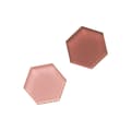 Pikkukuva 1 / 4: Super Stærke Magneter' akryl mix rose hexagonal 2,5 x 2,8 cm - (2 stk.)