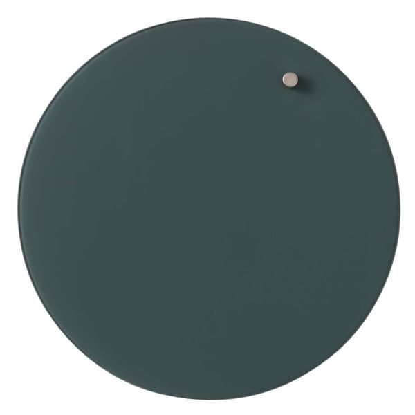 Magnetisk NAGA glastavle cirkel Ø25 cm Dark Green