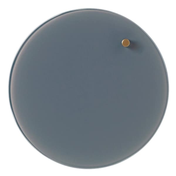 Magnetisk NAGA glastavle cirkel Ø25 cm grå