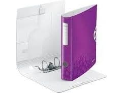 LEITZ Ordner Active WOW, 180 Grad, 60 mm, violett DIN A4, runder R?cken, aus Polyform, Oberfl?chenstruktur - 1 St?ck (1107-00-62)