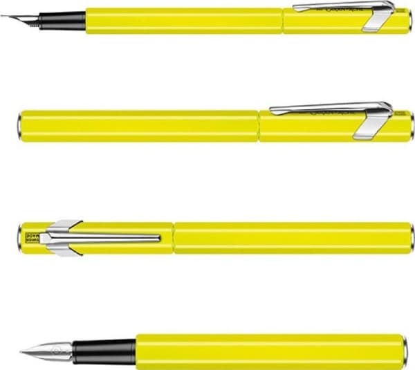 Caran d`Arche reservoarpenna 849 Fluo Line, M, gul