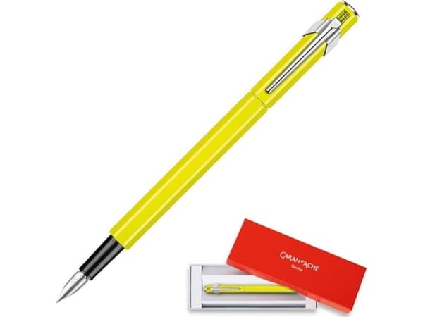 Caran d`Arche reservoarpenna 849 Fluo Line, M, gul
