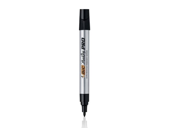 BIC 964800, 12 stykker, Svart, Svart, 1,1 mm, Boks