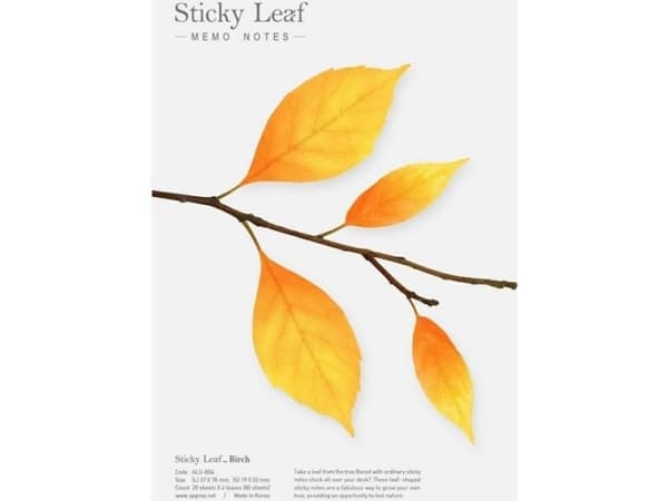 Appree Sticky Notes - bjørkegul L