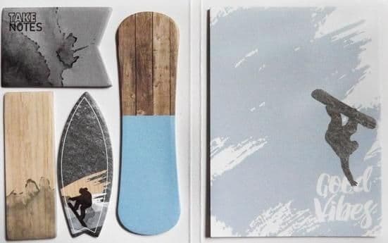 Incood Sticky notes Boards + notebook