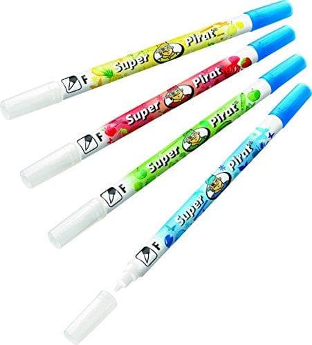 Pelikan bläcksuddgummi Super Pirat 850F, två spetsar i diskdisplayen - radera & korrigera - raderar kungblått (987016)