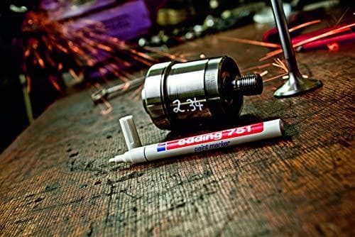 Edding 751 malermarkør sølv 1-2mm kuglespids